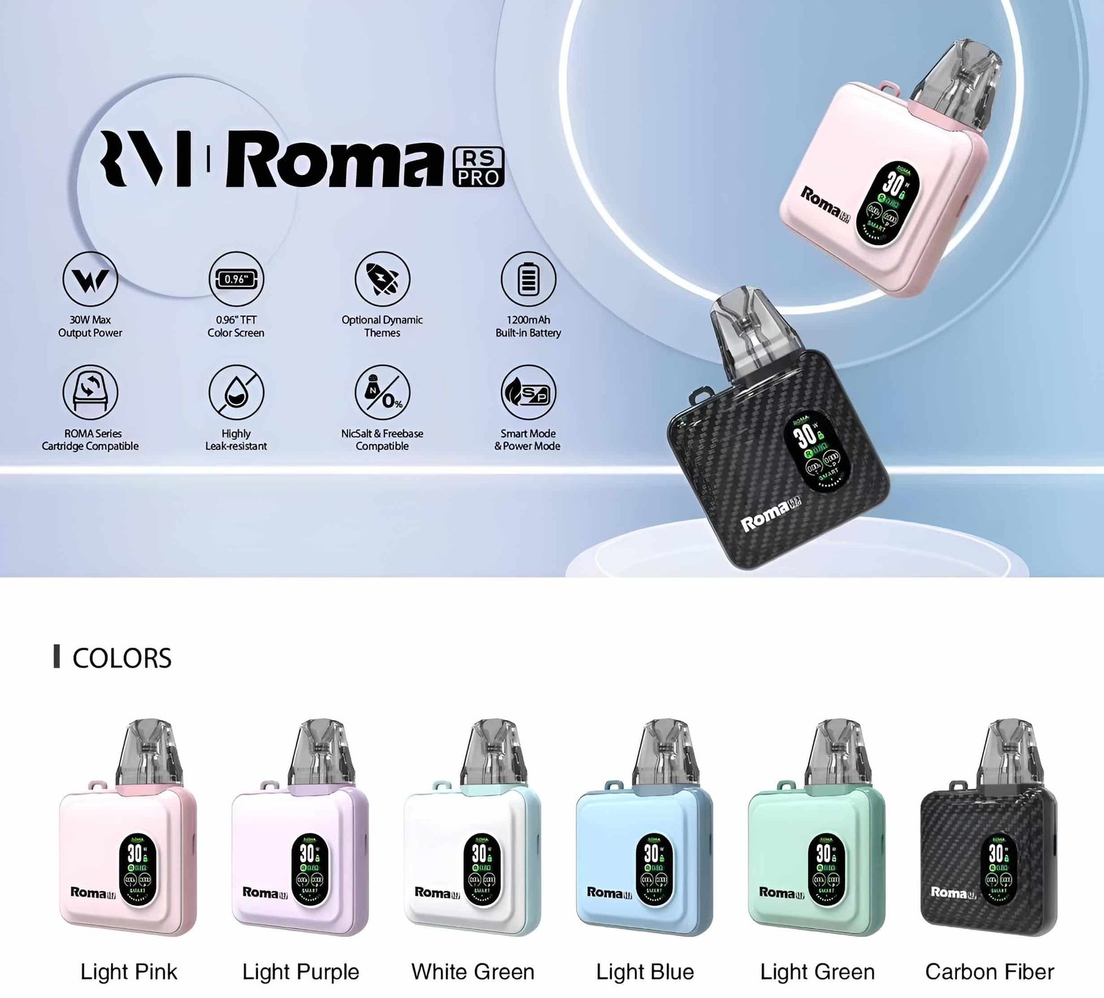 ROMA RS PRO注油式小煙主機|兼容OXVA XLIM SQ PRO與小蠻:圖片 3